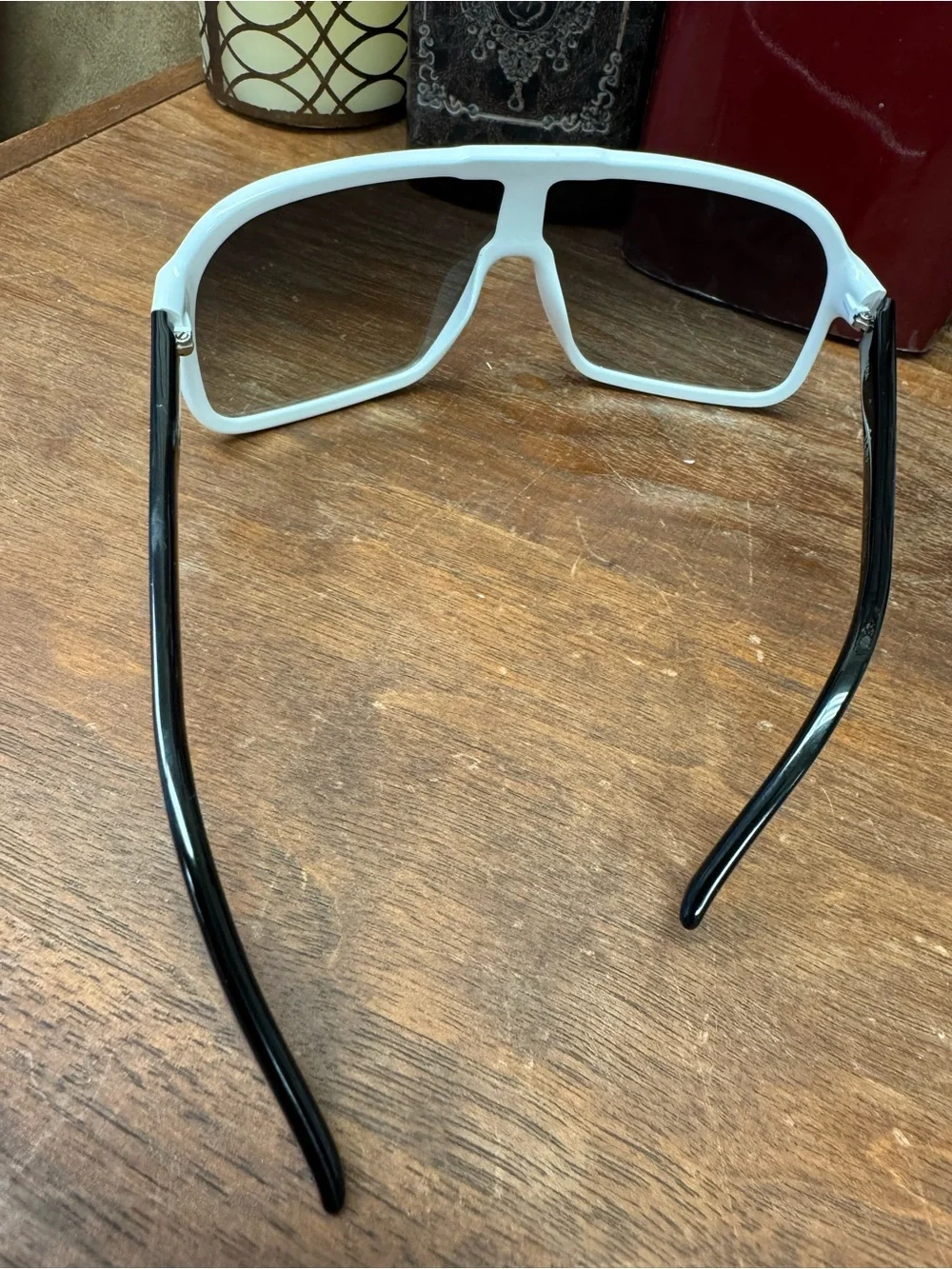 Carrera Aviator Glasses Purple Pink Front Frame Black Temples Light Dark Lenses